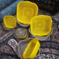 سلام سبد پلاستیکی برنج ریزی سبزی خوری