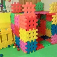 بلوک ساختنی خانه سازی بزرگ کودک بسته 12 عددی|اسباب‌‌بازی|قم, بلوار امین و ساحلی|دیوار