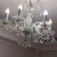 لوستر دو عدد کار کرده|لوستر و چراغ آویز|تهران, کاج|دیوار