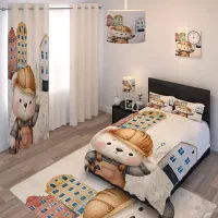 تولیدی ست روتختی وپرده اتاق کودک ونوجوان بزرگسال|سرویس روتختی|قزوین, |دیوار