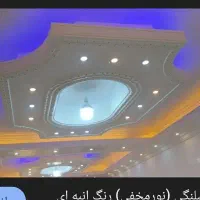 ریسه ساختمانی شیلنگی|ریسه و چراغ تزئینی|فردوسیه, |دیوار