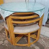 میز ناهارخوری گرد ۴ نفره