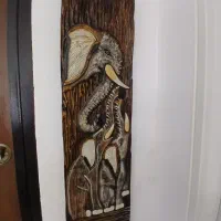 تابلو چوبی فیل تایلندی