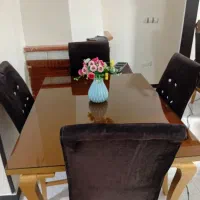 ناهار خوری چهار نفره در حد نو|میز و صندلی غذاخوری|شاهینشهر, عطار|دیوار