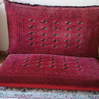 یک جفت  پشتی دستباف