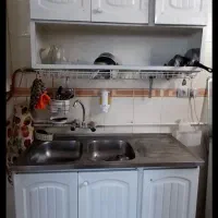 گاز فر دار دو جوجه گردان و کابینت|اجاق گاز و لوازم برقی پختوپز|ویسیان, |دیوار