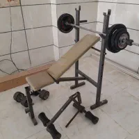 میز پرس وهالتر و دمبل