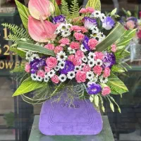 گل آرایی باکس و دسته گل و تاج ترحیم و عروسی|خدمات پذیرایی، مراسم|تبریز, |دیوار