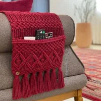 جاکنترلی مکرومه/مبل/دکوری/مکرومه بافی|صنایع دستی و سایر لوازم تزئینی|تهران, دژکام|دیوار