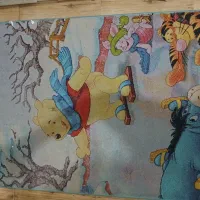 فرش طرح کودک سایز۱در۱.۵درحدسالم بدون سوختگیو پارگی|فرش|تهران, کیانشهر|دیوار