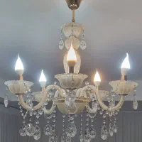 لوستر ۵ شاخه  در حد نو