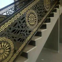 طراحی و ساخت نرده فرفورژه و CNC با کیفیت|خدمات پیشه و مهارت|یزد, |دیوار