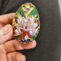 تخم مرغ مینا کاری شده با صدف دریا