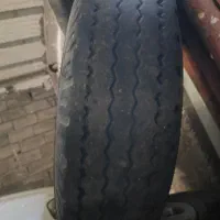 دو عدد لاستیک عقب نیسان ایسوزو در حد  7.50.16|قطعات یدکی و لوازم جانبی|محمدیه-قزوین, |دیوار