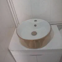 روشویه آرنگ سفیدطلایی