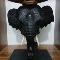 مجسمه چوبی فیل تایلندی|مجسمه، تندیس، ماکت|تهران, نعمت‌آباد|دیوار