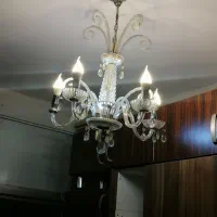 چهار عدد لوستر کریستالی سنتی