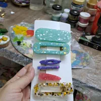 گیره سر رزینی یلدایی|زیورآلات و اکسسوری|رودسر, |دیوار