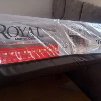 تشک طبی فنری دونفره در حد نو دو نفره رویال کف تخت