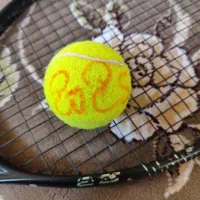 راکت توپ امضا شده توسط فدرر|ورزشهای توپی|لواسان, |دیوار