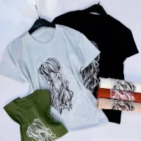 تیشرت های نخ پنبه نگینی و مروارید دوزی|لباس|بندرعباس, |دیوار