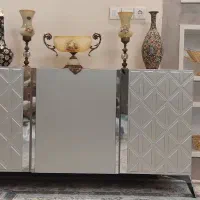 میز تلویزیون و کنسول همراه با آینه