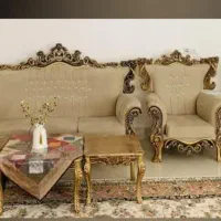 مبلمان به همراه میز|مبلمان خانگی و میز عسلی|کاشان, کلنگه|دیوار