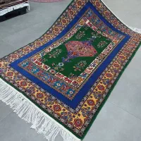 فرش دستباف (بساک) نقشه قشقایی ۳ متری کرک ابریشم|فرش|مشکین‌دشت, |دیوار