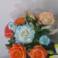 گل باخمیر انعطاف‌پذیر|گل مصنوعی|اهواز, کارون|دیوار