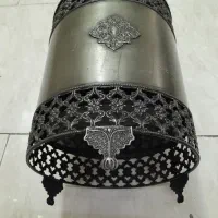 سطل زباله همراه جای دستمال کاغذی فلزی|لوازم نظافت|تهران, فلاح|دیوار