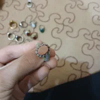 انگشتر نقره، عقیق