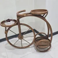دوچرخه چوبی دکوری