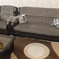 مبلمان۷ نفره در حد نو ،میز جلو مبلی و ۴ تا میزعسلی