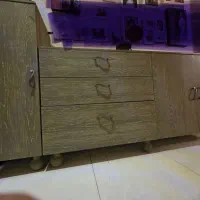 بوفه دو تکه از جنس چوب