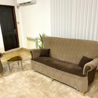 مبلمان ۷ نفره در حد نو تمیز به همرا ۳ عدد میز عسلی|مبلمان خانگی و میز عسلی|رشت, معلم|دیوار