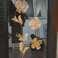 قاب گل طلا هدیه روز مادر