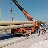 اجاره کفی جرثقیل 10 تن و15 تن صفر بوم بلند|خدمات حمل و نقل|بندرعباس, |دیوار