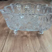 کاسه چهار پایه بوهیمیا خورشیدی اصل چک