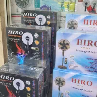 پنکه ایستاده هیرو دو منظوره نقره‌ای و مشکی