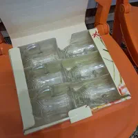 دودست استکان بلور