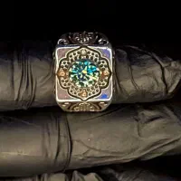 انگشتر نقره موزنایت انگشتر عقیق،برلیان|جواهرات|تهران, المهدی|دیوار
