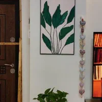 تابلو دکوراتیو برجسته برگ پهن با قاب طوسی|تابلو، نقاشی، عکس|تهران, نیروی هوایی (پیروزی)|دیوار
