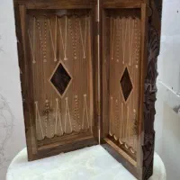 تخته نرد چوب گردو اصل منبت کاری