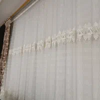 پرده پذیرایی گیپور خامه دوزی