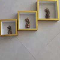 شلف دیواری با مجسمه پلی استر