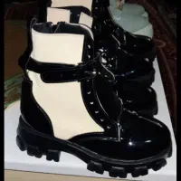 پوتین مشکی کرمی سایز ۳۷