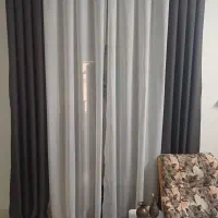 پرده پذیرایی و آشپزخانه مدرن کلاسیک