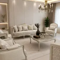 مبل ۳گل فرانسوی تمام راش