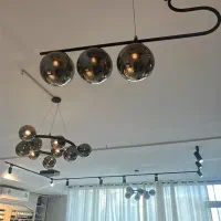 لوستر چراغ سفی