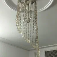 لوستر کریستالی تمیز وسالم|لوستر و چراغ آویز|قم, شهرک فاطمیه|دیوار